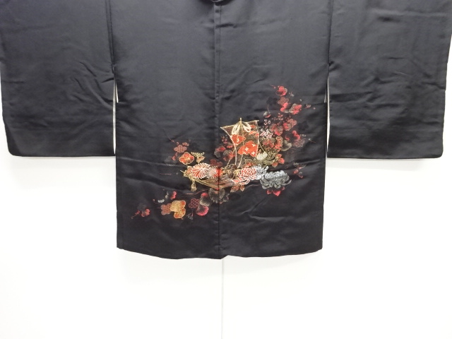 JAPANESE HAORI / URUSHI / WOVEN KIKU